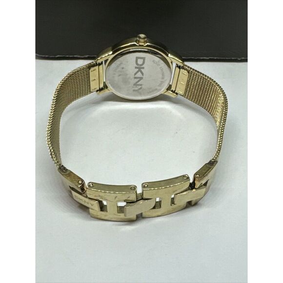 DKNY NY-8553 Women\'s Gold Stainless Steel Analog Dial Quartz Wrist Watch JNA187 main image 6